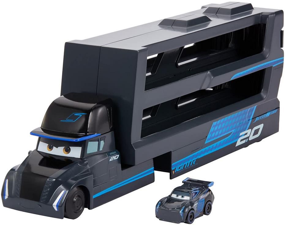 Disney Pixar Cars GNW35   Mini Racer Transporter mit Mini Fahrzeug für 10,61€ (statt 23€)   Prime