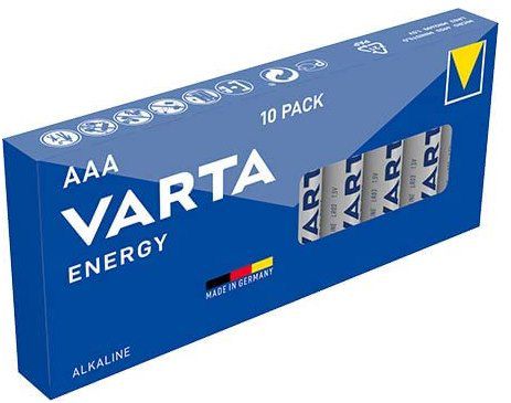 10er Pack VARTA Energy AAA Micro LR03 Batterie für 2,50€   Prime
