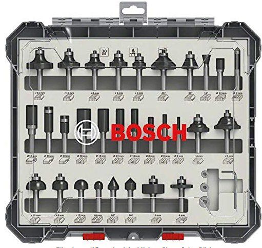 Bosch Professional 30 tlg. Mixed Fräser Set 8mm Schaft für 93,79€ (statt 110€)