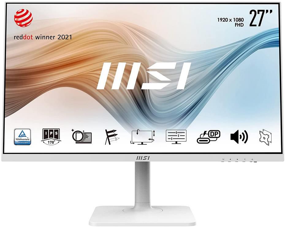 MSI Modern MD271PWDE   27 Zoll Business Full HD Monitor mit USB C für 170,99€ (statt 231€)