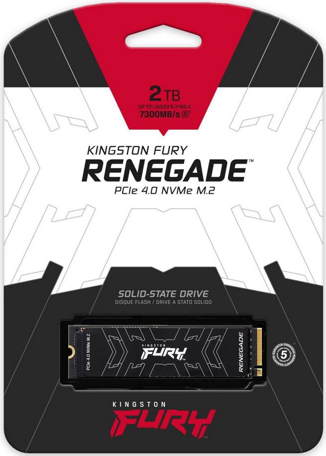 Kingston FURY Renegade 2 TB   PCIe 4.0 x4, NVMe, M.2 2280 für 275,99€ (statt 312€)   PS5 Ready