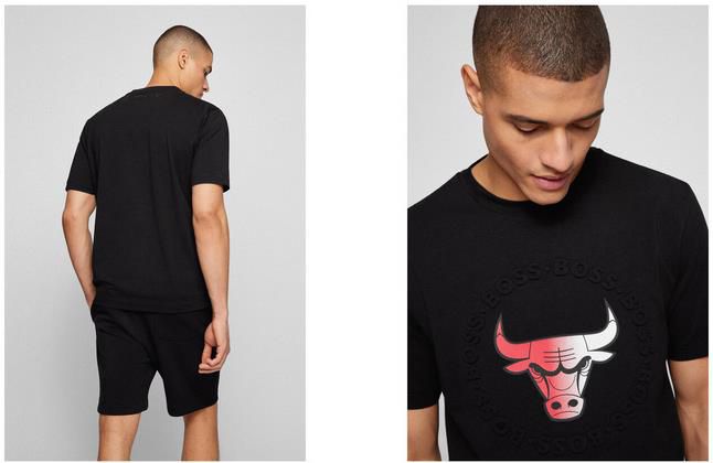 BOSS T Basket 3 Herren T Shirt mit Chicago Bulls Logo für 61,41€ (statt 74€)