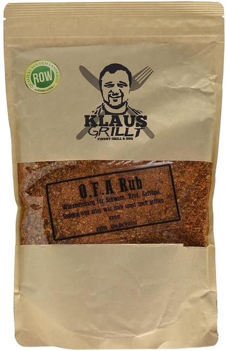 Klaus grillt O.F.A. Rub   750 g Packung ab 15,96€ (statt 20€)   Prime