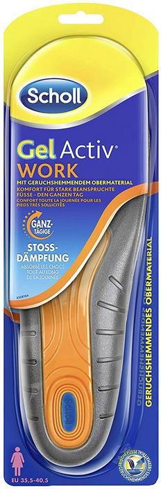 Scholl GelActiv Einlegesohlen Work für Arbeitsschuhe für 7,16€ (statt 12€)