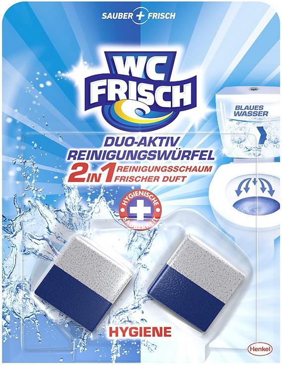 4x WC FRISCH Duo Aktiv Reinigungswürfel für Wasserkästen ab 8,54€ (statt 12€)   Prime