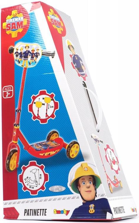 Smoby 750155   Feuwehrmann Sam Roller mit 3 Rädern für 13,99€ (statt 19€)   Prime