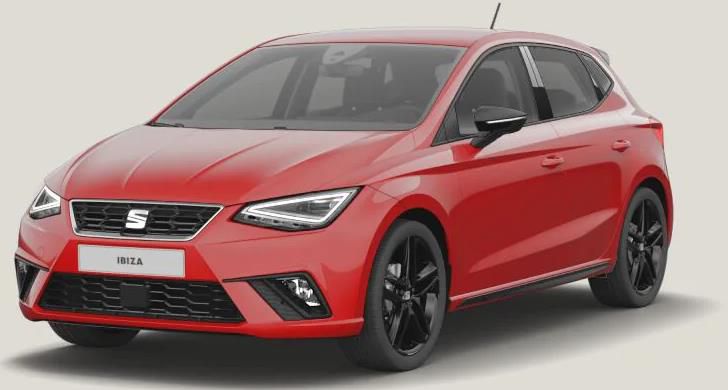 Privat: Seat Ibiza FR Pro Black Edition 1.0 TSI mit 95PS für 139€ mtl.   LF: 0,68