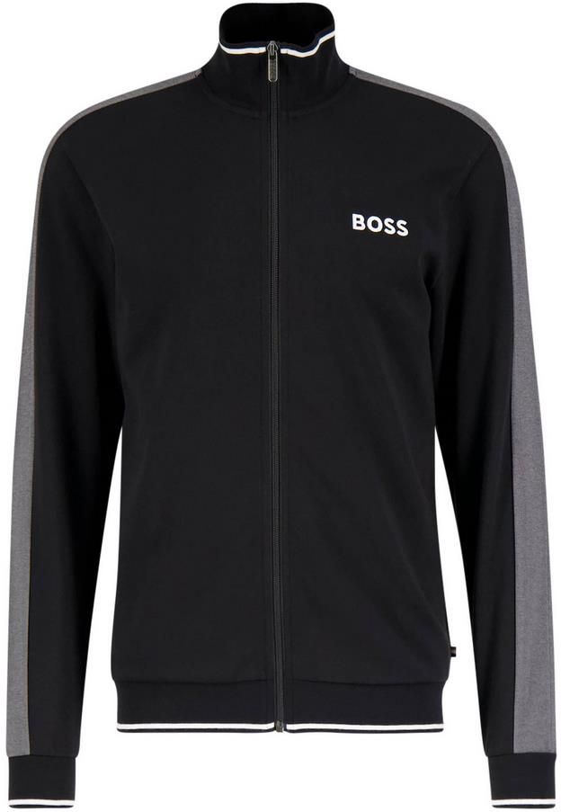 BOSS Herren Tracksuit Jacke in Schwarz für 77,68€ (statt 109€)   Gr.: S   XL