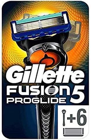 Gillette Fusion 5 ProGlide Rasierer + 6 Rasierklingen ab 26,09€ (statt 34€)   Prime