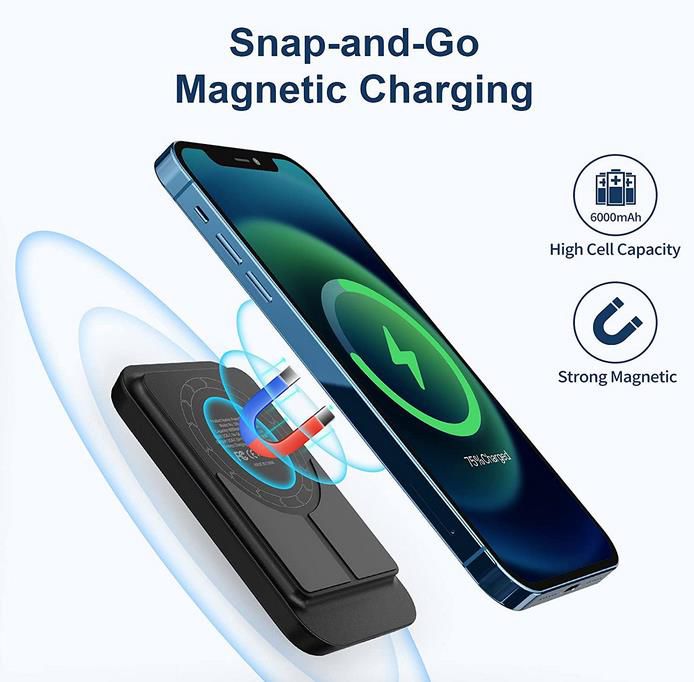 iWALK Magnetische Kabellose Powerbank mit 6.000mAh für 16,49€ (statt 33€)