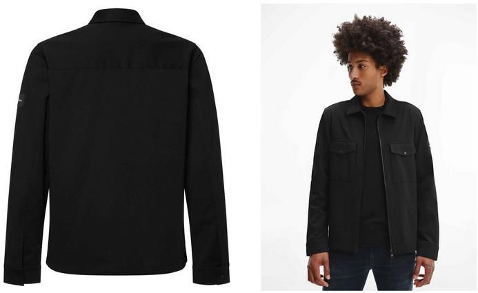 Calvin Klein Punto Milano Overshirt Herren Hemdjacke für 80€ (statt 100€)