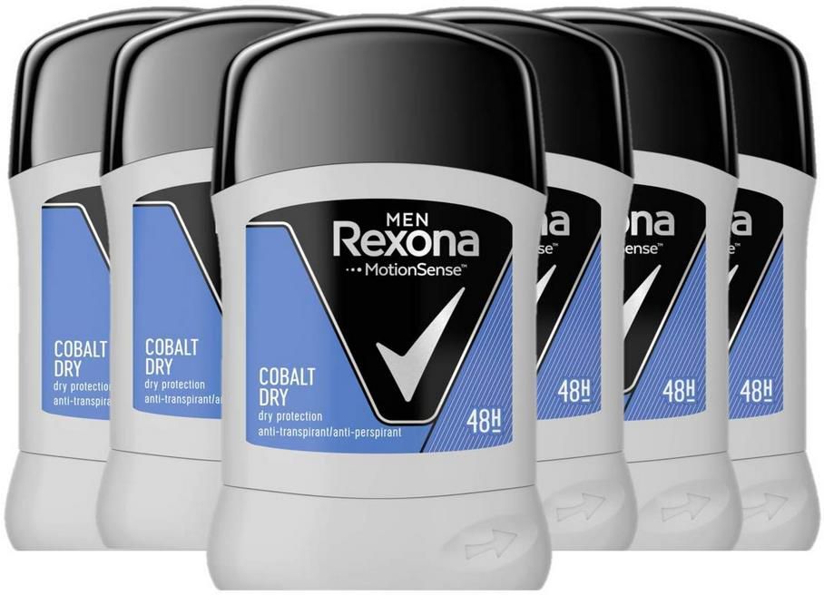 6er Pack Rexona Stick Men Cobalt 6 x 50 ml ab 8,88€ (statt 12€)   Prime Sparabo