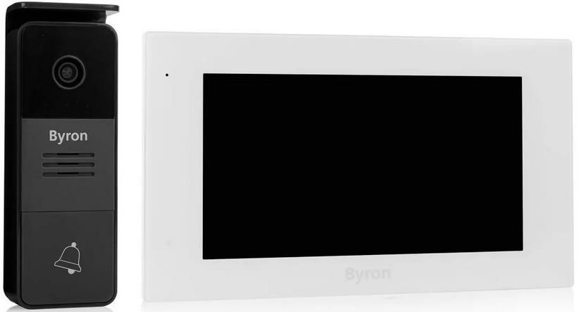 Byron DIC 25712 Video Türsprechanlage mit 7 Zoll Display, kabelgebunden für 93,90€ (statt 104€)