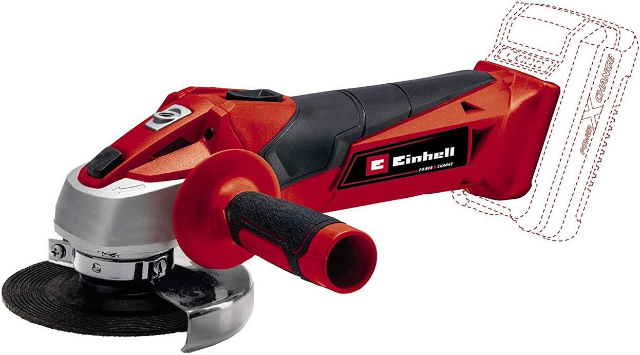 Einhell TC AG 18/115 Li Akku Winkelschleifer ohne Akku,Ladegerät und Trennscheibe für 35,99€ (statt 49€)