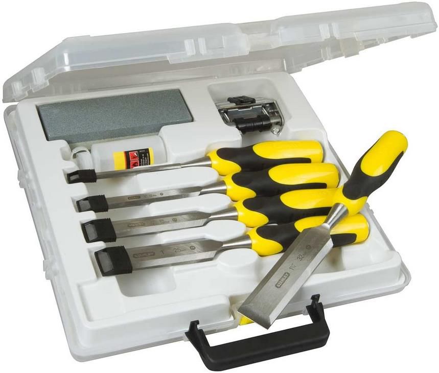 Stanley STA516421 Dynagrip Stechbeitel mit Strike Cap 5 teiliges Set für 23,85€ (statt 30€)