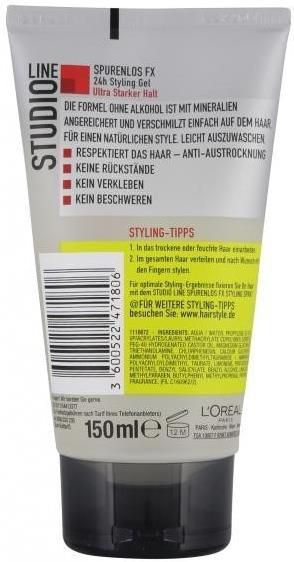 LOréal Paris Studio Line Spurenlos FX Styling Haargel, 150 ml ab 1,91€ (statt 3€)  Sparabo