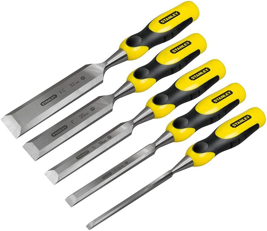 Stanley STA516421 Dynagrip Stechbeitel mit Strike Cap 5 teiliges Set für 23,85€ (statt 30€)