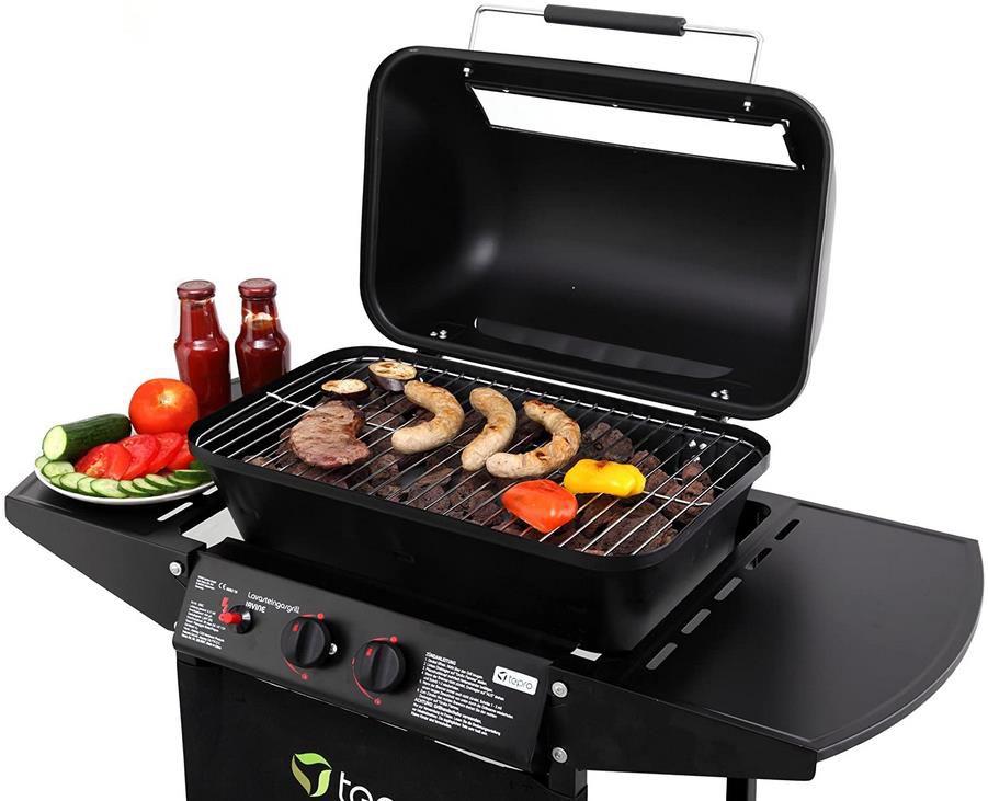 tepro 508C Irvine Gasgrill mit Lavasteinen und 2 Brennern für 85,94€ (statt 126€)