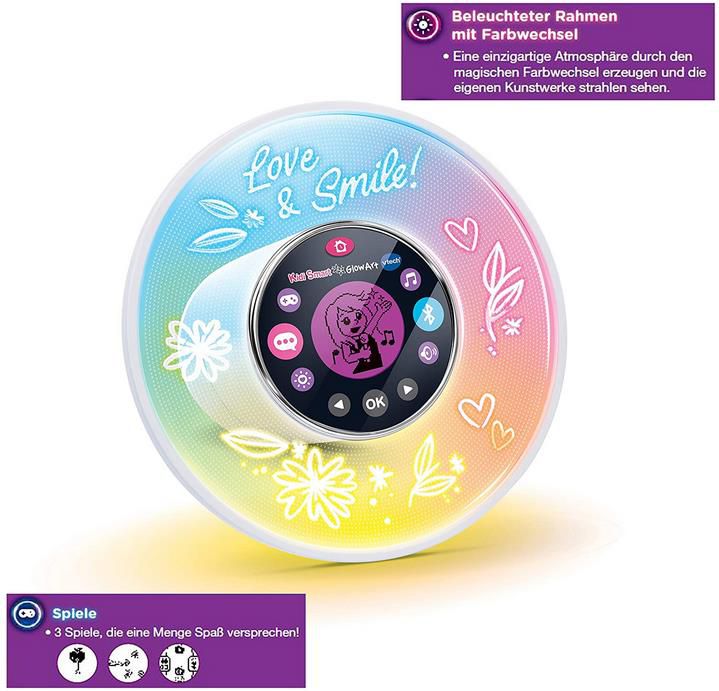 Vtech KidiSmart Glow Art Bluetooth Lautsprecher mit witzigen Funktionen für 29,98€ (statt 41€)   Prime