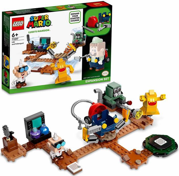 LEGO 71397 Super Mario Luigi’s Mansion: Labor und Schreckweg   Erweiterungsset für 13,65€ (statt 19€)   Prime