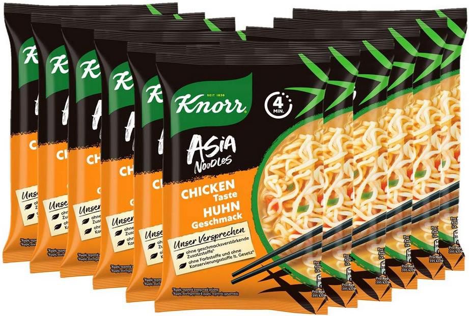 11er Pack Knorr ASIA Noodles Express Huhn 11 x 70 g ab 4,31€ (statt 8€)   Prime Sparabo