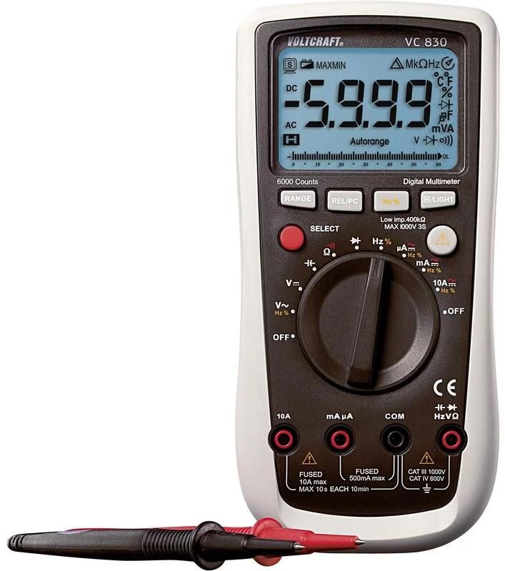 Voltcraft VC 830 Digital Multimeter mit Auto Range für 79,99€ (statt 96€)