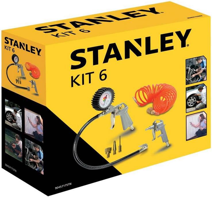 Stanley 9045717STN Airtoolkit   Zubehör für Luftkompressoren für 19,69€ (statt 38€)   Prime