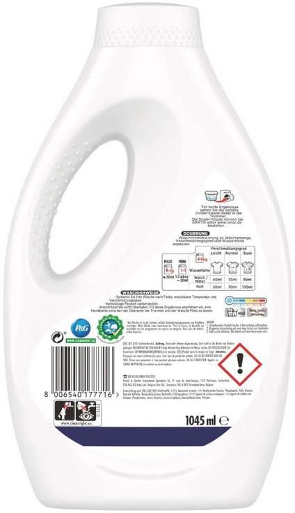 4x Lenor Flüssigwaschmittel   Sensitiv für sensible Haut und Babyhaut, 19 Waschladungen 4 x 1.045 L ab 12,28€ (statt 16€)   Prime