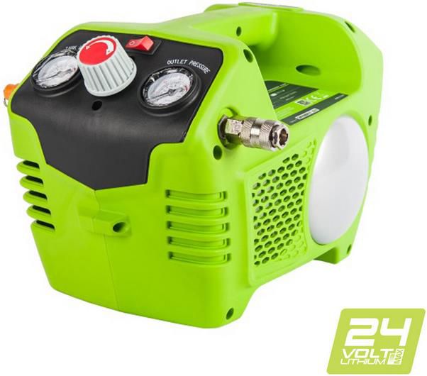 Greenworks GD24AC Akku Kompressor 24V ohne Akku und Ladegerät für 79,95€ (statt 135€)