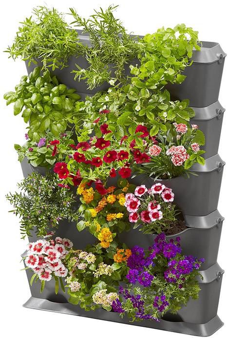 Gardena NatureUp! Pflanzenwand zur Begrünung von Balkon/Terrassen/Innenhöfen, Set für 15 Pflanzen für 54,30€ (statt 70€)