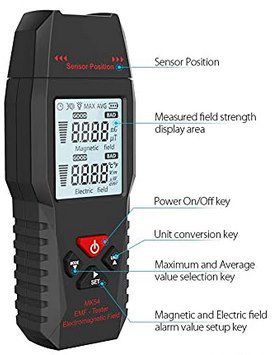 MK45 EMF Messgerät mit LCD für 14,61€ (statt 20€)   Prime