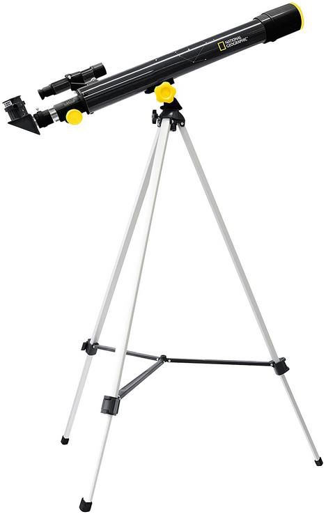 National Geographic Teleskop 50/600 AZ mit azimutalem höhenverstellbarem Dreibeinstativ für 33,28€ (statt 63€)