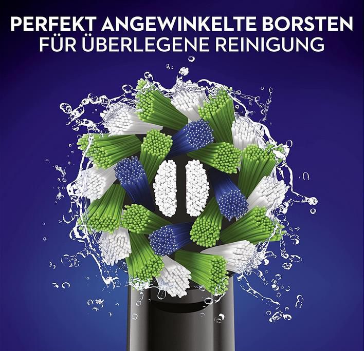 6er Pack Oral B CrossAction Aufsteckbürsten für elektrische Zahnbürste ab 16,10€ (statt 20€)   Prime