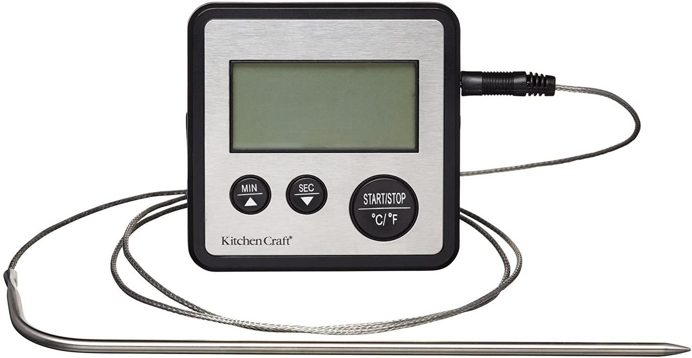 Kitchen Craft Digitales Kochthermometer und Küchentimer für 10,65€ (statt 24€)   Prime