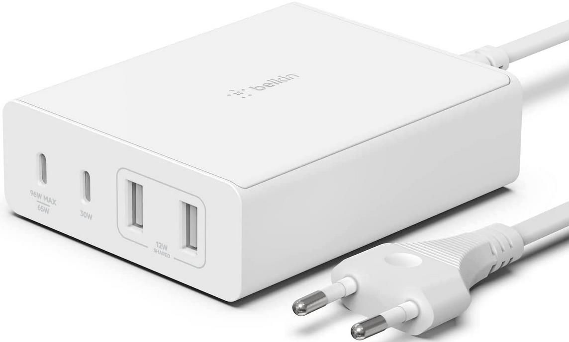 Belkin 108-W-GaN-USB-Ladestation für mehrere mit 2X USB-C und 2X USB-A für 64,99€ (statt 87€)