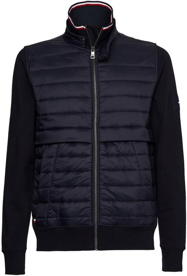 Tommy Hilfiger Herren Sweatjacke mit Steppeinsatz für 171,86€ (statt 200€)