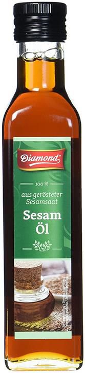 4x Diamond Sesamöl, geröstet, 100%   4x 250 ml ab 12,56€ (statt 20€)   Prime