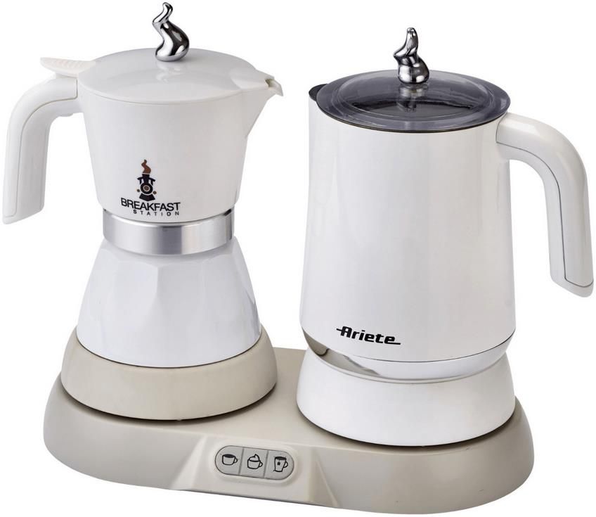 Ariete 3in1 3in1 Frühstücks Set   Espressokocher, Milchaufschäumer und Wasserkocher für 74,99€ (statt neu 109€)   B Ware