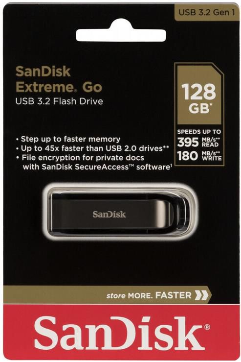 Sandisk Ultra Extreme Go 3.2 Flash Drive 128 GB für 22,94€ (statt 31€)