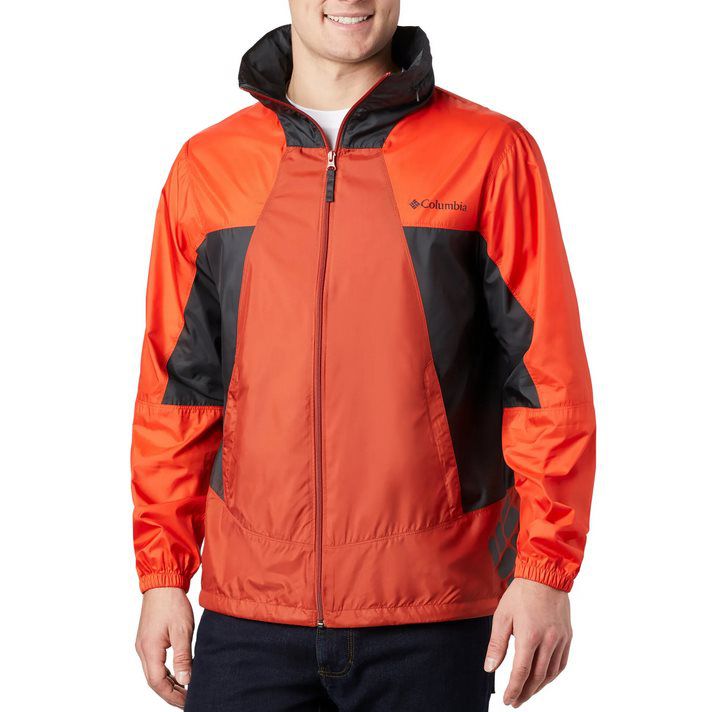 Columbia Point Park Windbreaker in Rot/Schwarz für 33,33€ (statt 50€)