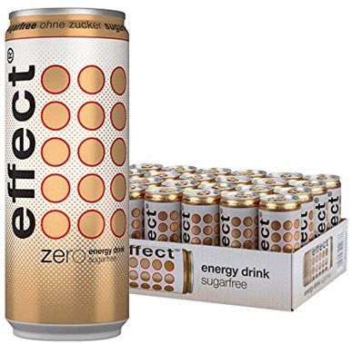24x Effect Energy Zero mit je 330ml Dose ab 14,90€ (statt 24€) zzgl. 6€ Pfand   Prime Sparabo