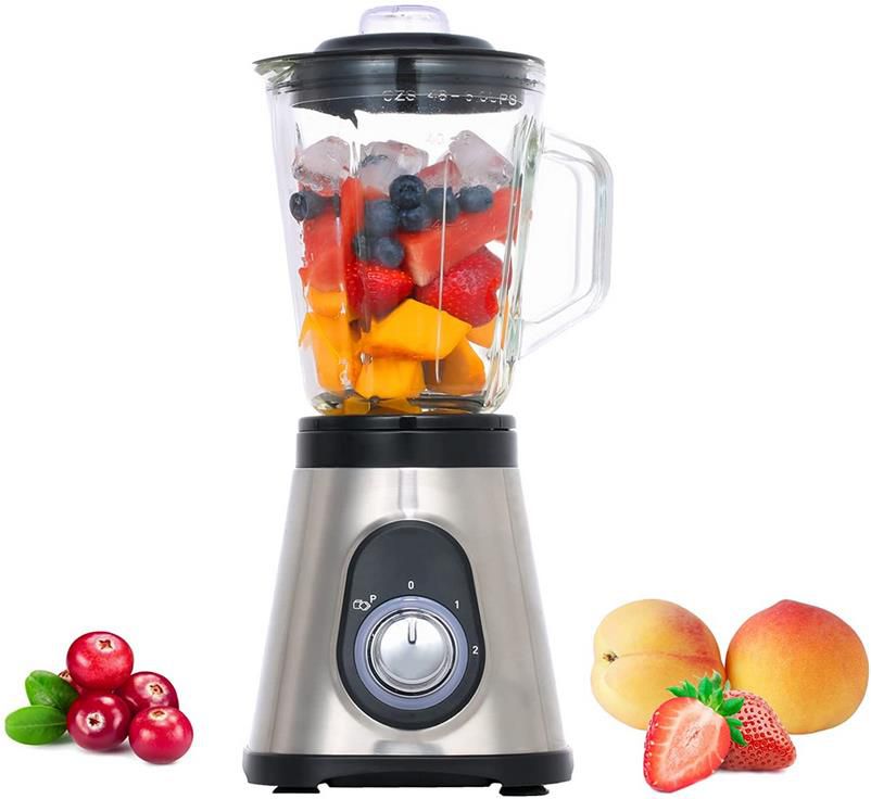 Enfmay 700W Standmixer mit 2 Geschwindigkeiten und Impuls Funktion + 1,5L Behälter für 29,74€ (statt 35€)