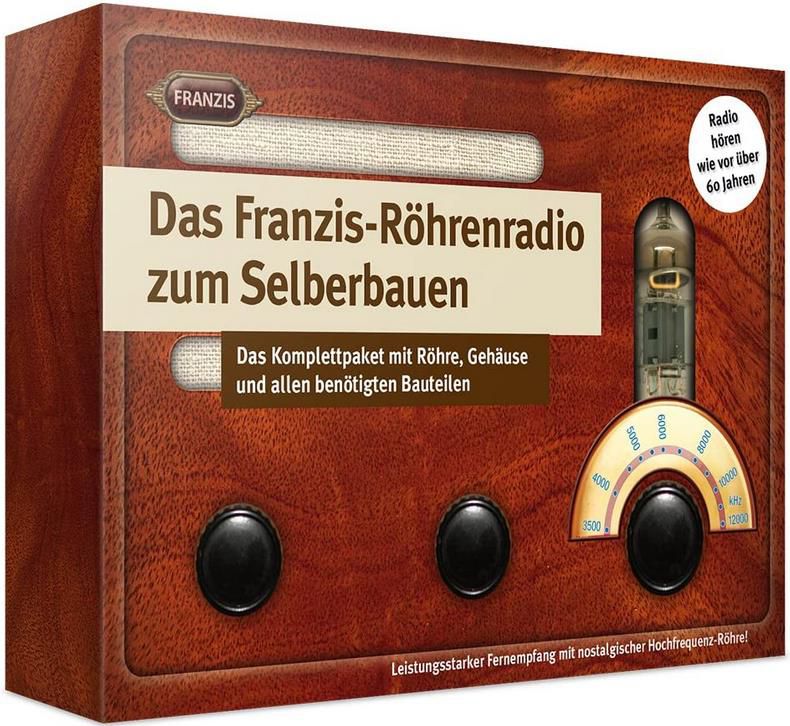 Franzis Röhrenradio zum Selberbauen für 19,95€ (statt 30€)