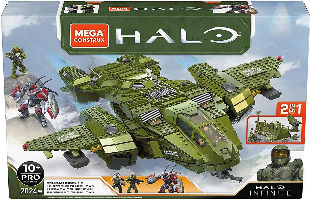 MEGA Construx GNB28   Halo Infinite UNSC Pelican Flugschiff für 131,44€ (statt 171€)