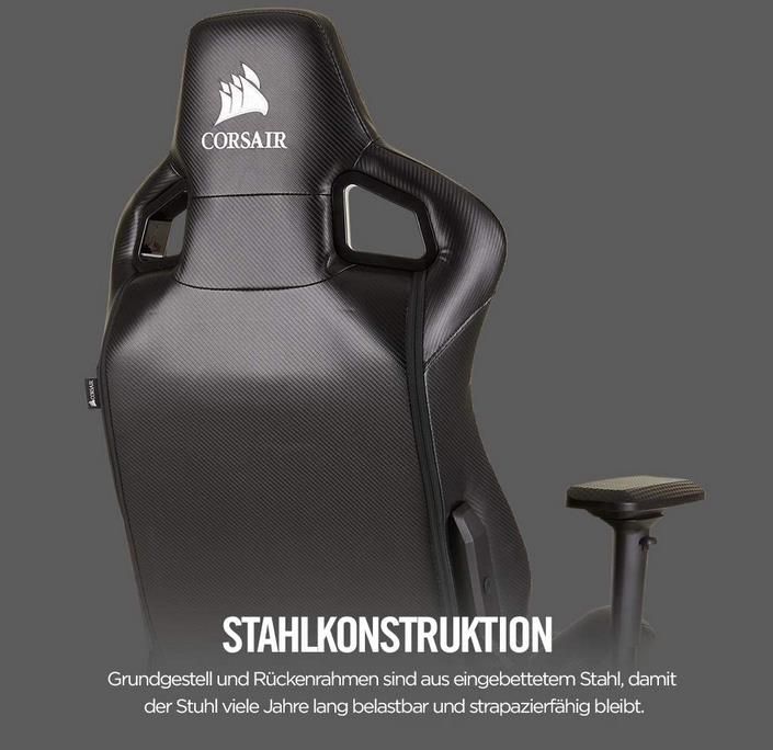 Corsair T1 Race Racing Gaming Stuhl aus Kunstleder für 211,90€ (statt 279€)