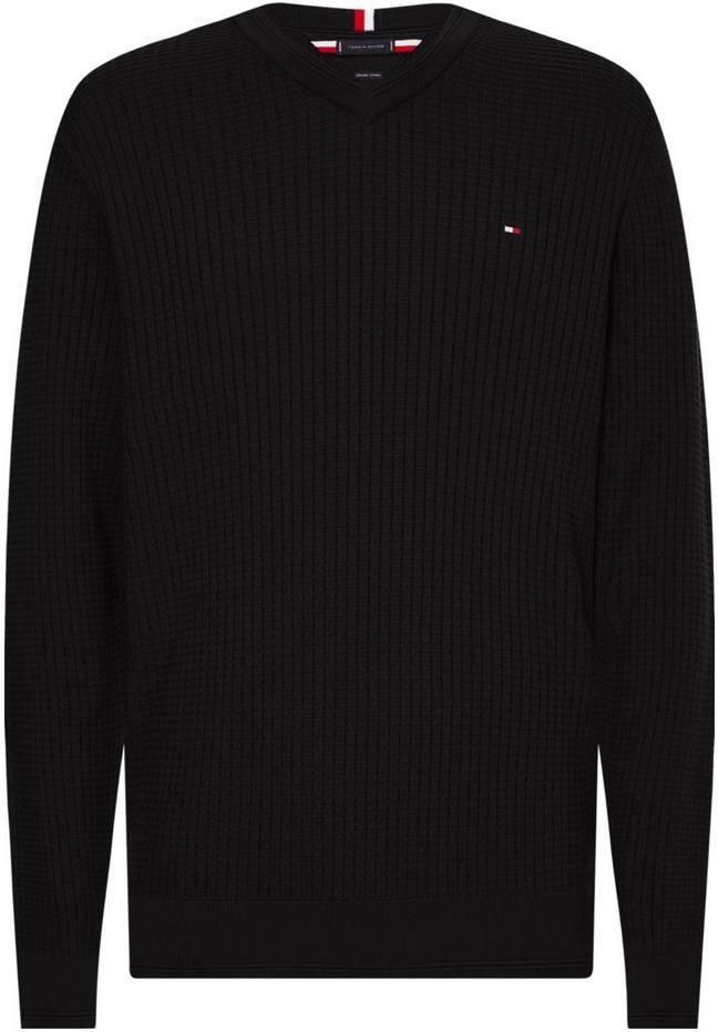 Tommy Hilfiger Grid Structure V Neck Herren Pullover in vier Farben für je 70,94€ (statt 89€)