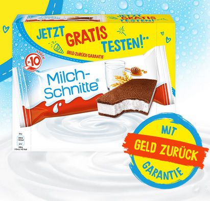 Milchschnitte gratis ausprobieren