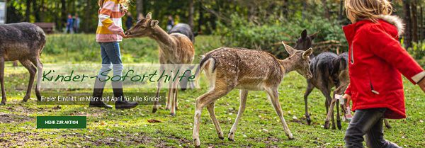 Kinderfreikarten bis zum 30.04.2022 für den Wildpark Müden