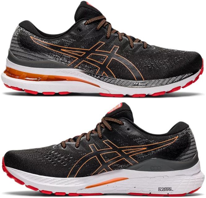 Asics Herren Laufschuh GEL KAYANO 28 in Schwarz Grau ab 115,99€ (statt 150€)   Restgrößen