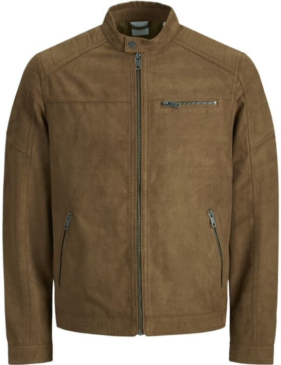 Jack & Jones Biker Jacke JjeRocky Faux Jacket Noos aus Kunstleder   verschiedene Farben für 42,74€ (statt 50€)